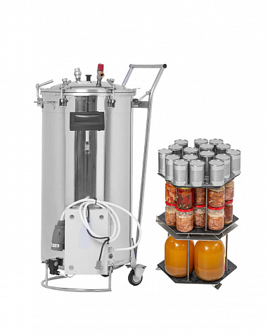 Автоматический автоклав "Мультиповар" 125 л, с сенторным ЭБУ, с кассетами